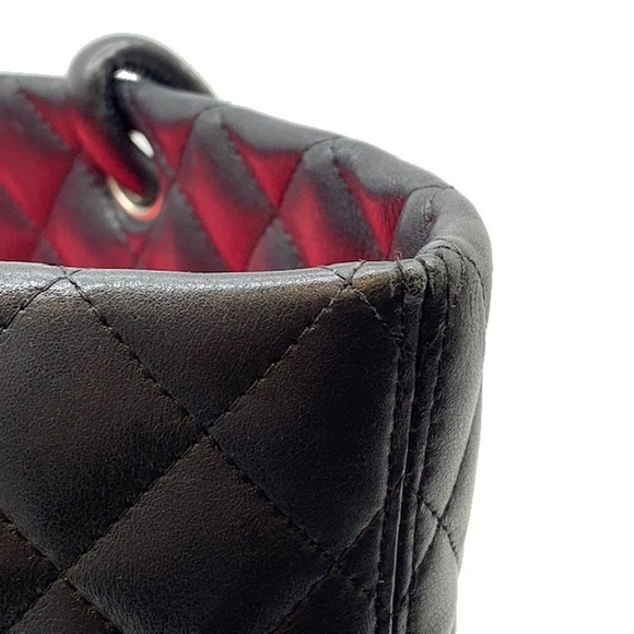 CHANEL Cambon Line Tote Bag Calf Black White - Picture 8 of 14